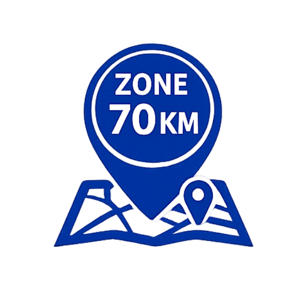 Zone 70 km